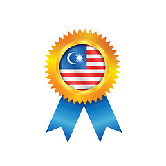 Image showing Malaysia medal flag