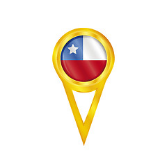 Image showing Chile medal flag