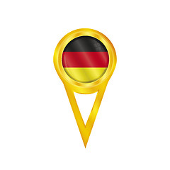Image showing Germany pin flag