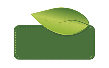 Image showing Eco leaf