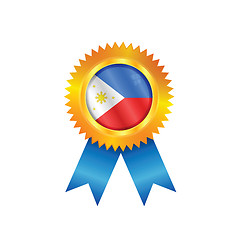 Image showing Philippines medal flag