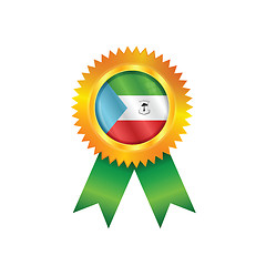 Image showing Equatorial Guinea medal flag