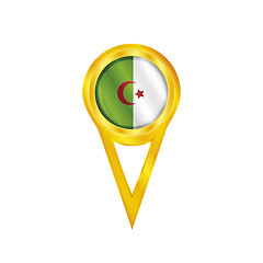 Image showing pin_flag_algeria