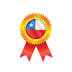 Image showing Chile medal flag