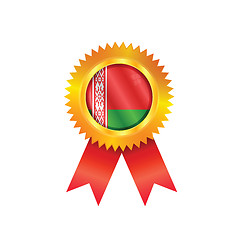 Image showing Belarus medal flag