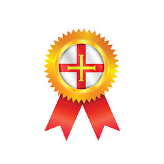 Image showing Guernsey medal flag