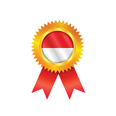 Image showing Monaco medal flag