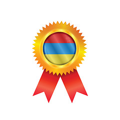 Image showing Armenia medal flag