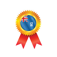 Image showing Falkland Islands medal flag