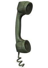 Image showing Old Telephone Receiver