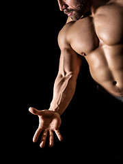 Image showing bodybuilding man