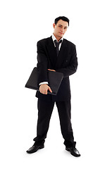 Image showing businessman with black folder #2