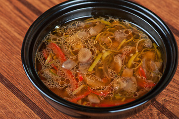 Image showing Fresh vegetable soup