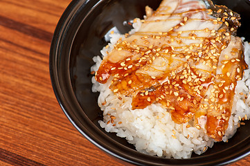 Image showing eel with rice