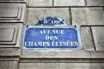 Image showing Champs Elysees