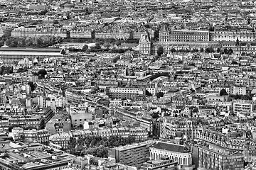 Image showing Paris in black and white
