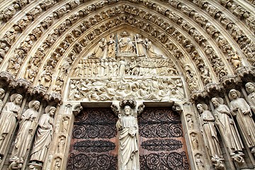 Image showing Notre Dame cathedral