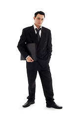 Image showing businessman with black folder #3