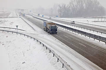 Image showing Snowy Highway