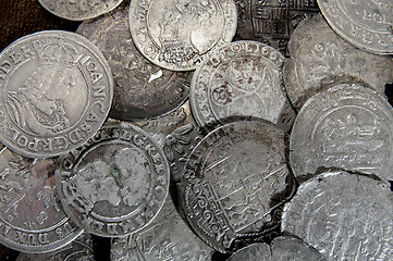Image showing silver coins
