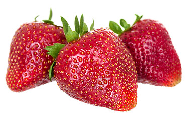 Image showing just juicy strawberries