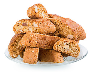 Image showing Biscotti , italian cookies 