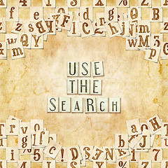 Image showing use the search