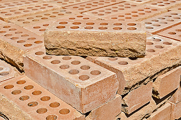 Image showing Pile of bricks