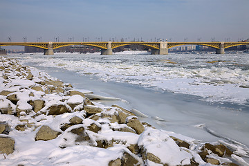 Image showing Winter Danube