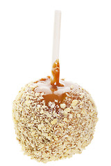 Image showing Caramel Candy Apple