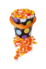 Image showing Bucket of Candy Corn