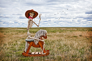 Image showing Cowboy Skeleton