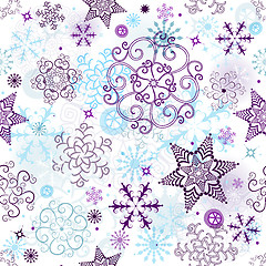 Image showing Christmas seamless pattern