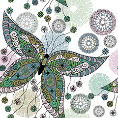 Image showing Seamless vivid spring pattern