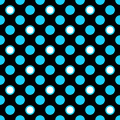 Image showing Seamless vintage dark pattern