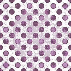 Image showing Seamless spotty white pattern