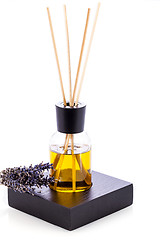 Image showing aromatic lavender oil fragrant object isolated