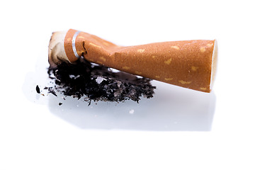 Image showing stop smoking cigarettes isolated