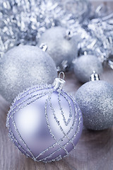 Image showing festive glitter christmas decoration