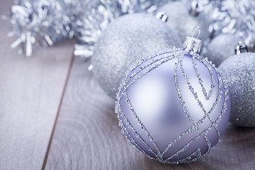 Image showing festive glitter christmas decoration