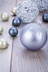 Image showing festive glitter christmas decoration