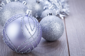 Image showing festive glitter christmas decoration