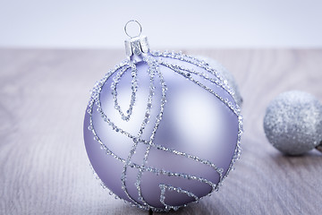 Image showing festive glitter christmas decoration