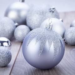 Image showing festive glitter christmas decoration