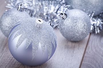 Image showing festive glitter christmas decoration