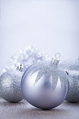 Image showing festive glitter christmas decoration