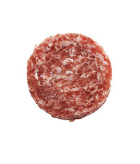 Image showing Raw Beef Burger