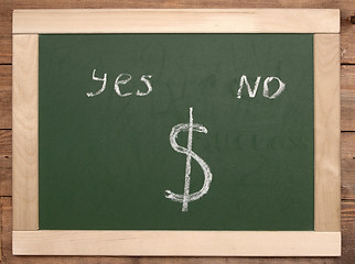 Image showing yes or no