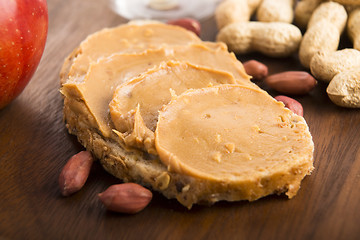 Image showing Peanut butter sandwich