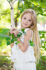 Image showing Portrait of nice little girl